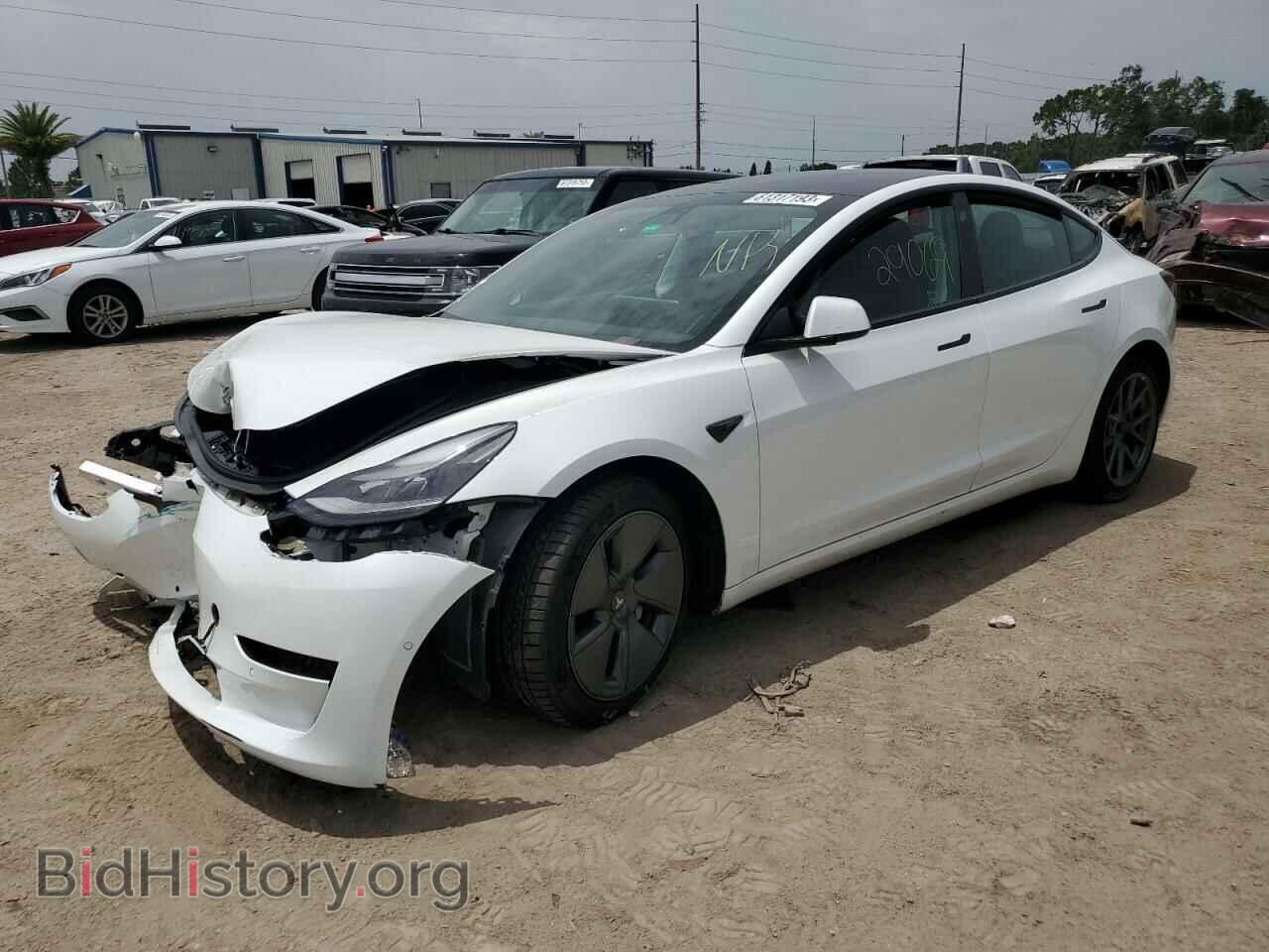 Photo 5YJ3E1EA5MF097533 - TESLA MODEL 3 2021