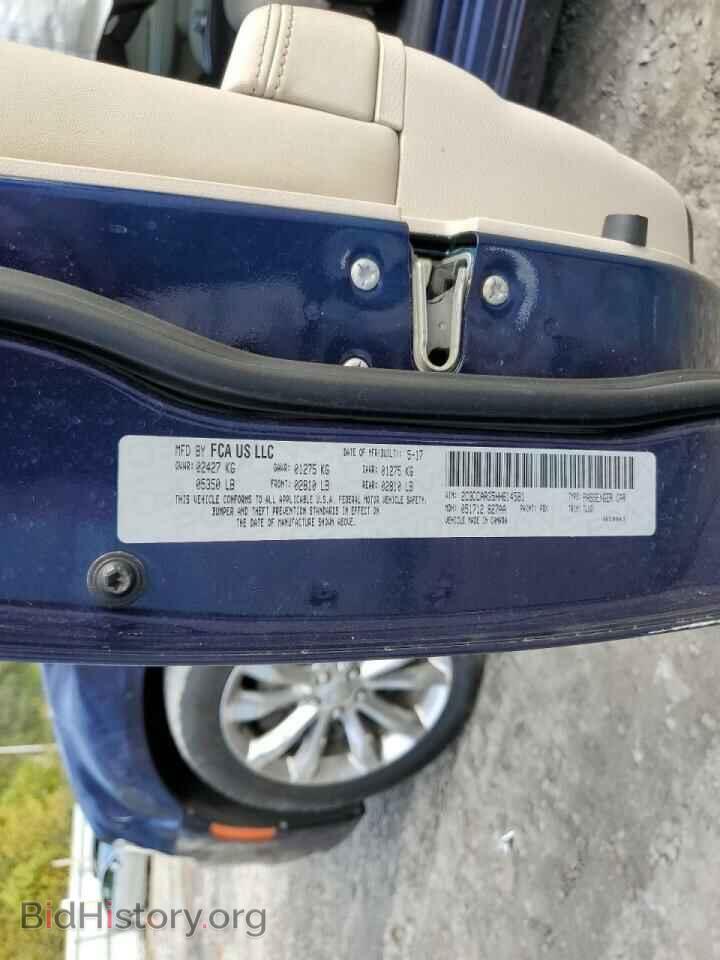 2017 CHRYSLER 300 - VIN: 2C3CCARG5HH614581 - Фото 10