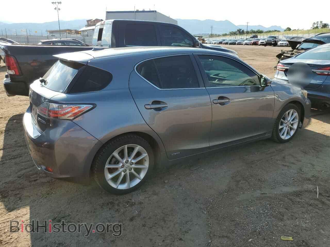 2012 LEXUS CT 200 - VIN: JTHKD5BH9C2109710 - Фото 3
