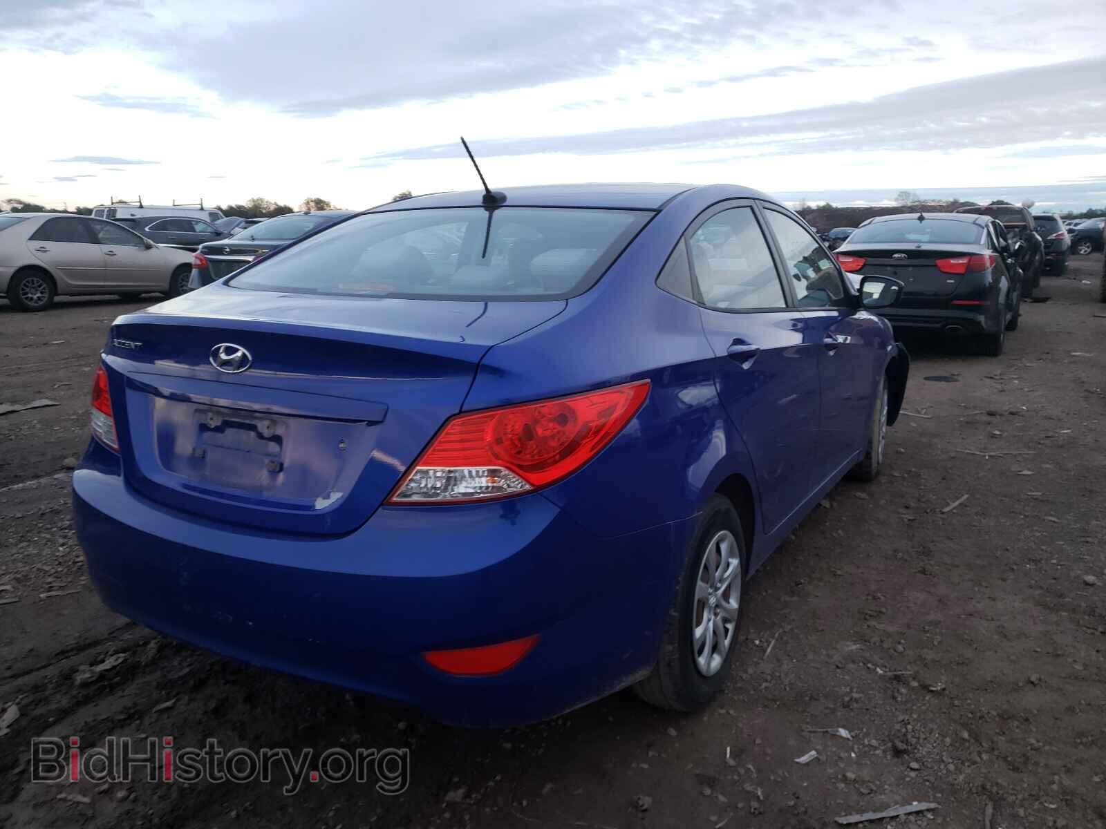 2013 HYUNDAI ACCENT - VIN: KMHCT4AE9DU526403 - Фото 4