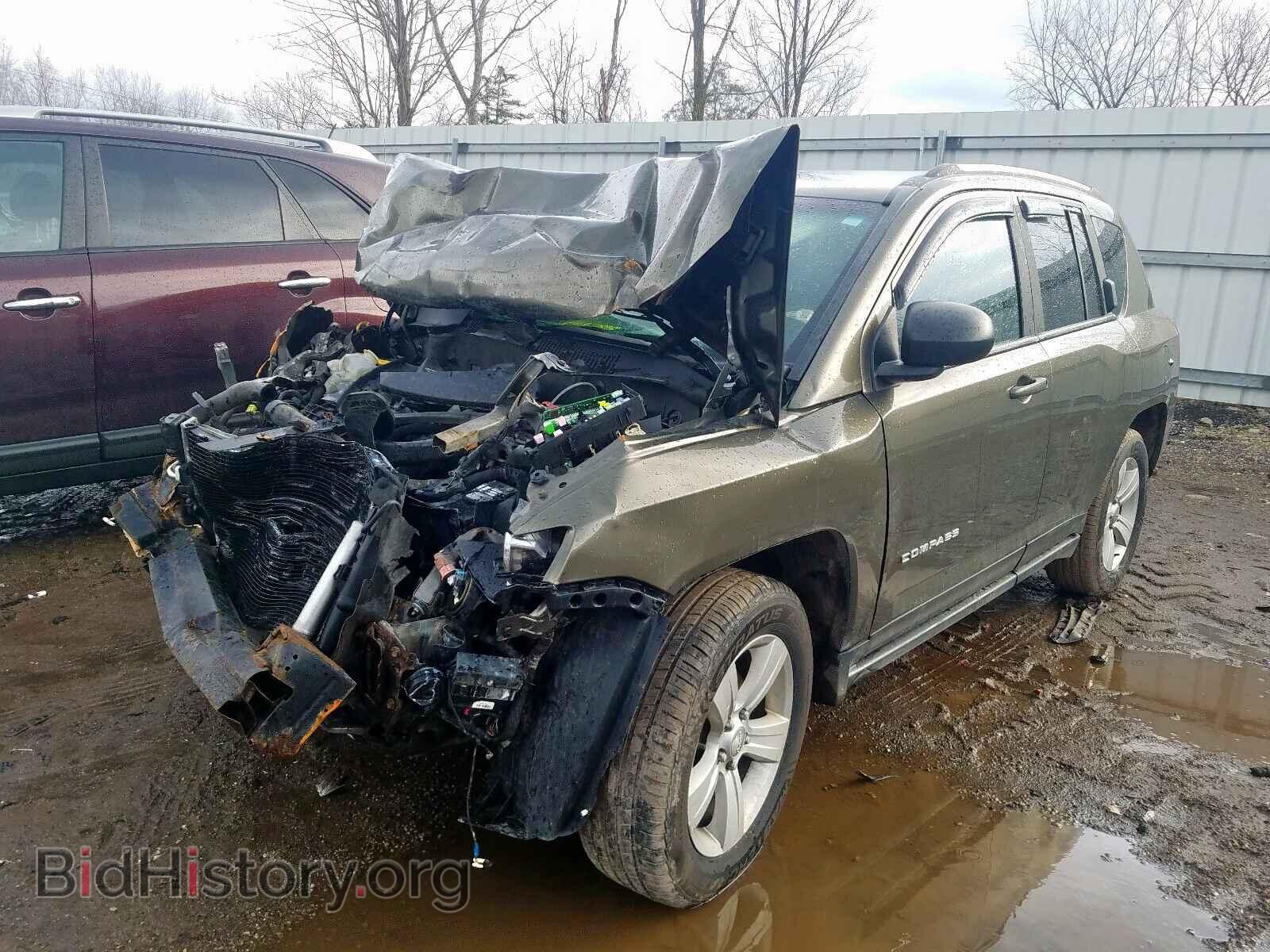 2016 JEEP COMPASS - VIN: 1C4NJDBB6GD509277 - Фото 2
