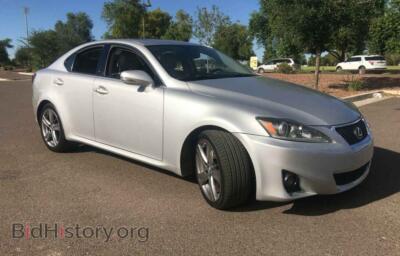 2011 Lexus IS IS 350, silver — VIN JTHBE5C22B5027919, Copart