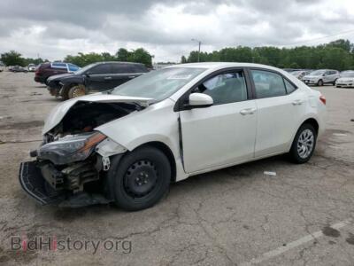 2018 Toyota COROLLA L, white — VIN 5YFBURHE2JP854870, Copart