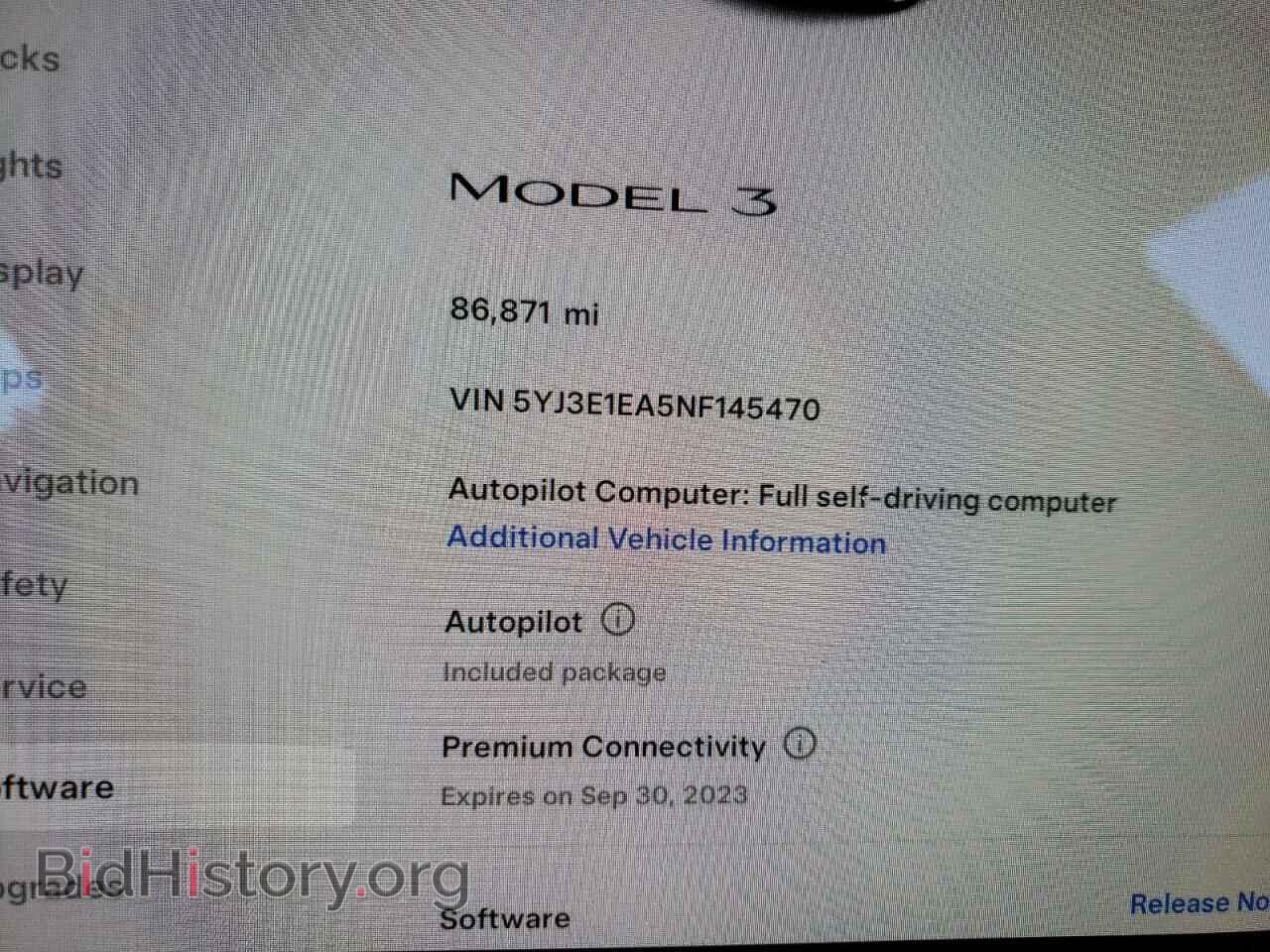 2022 TESLA MODEL 3 - VIN: 5YJ3E1EA5NF145470 - Фото 9