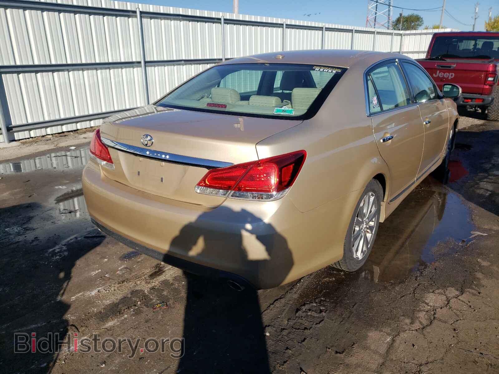2011 TOYOTA AVALON - VIN: 4T1BK3DB7BU391994 - Фото 4