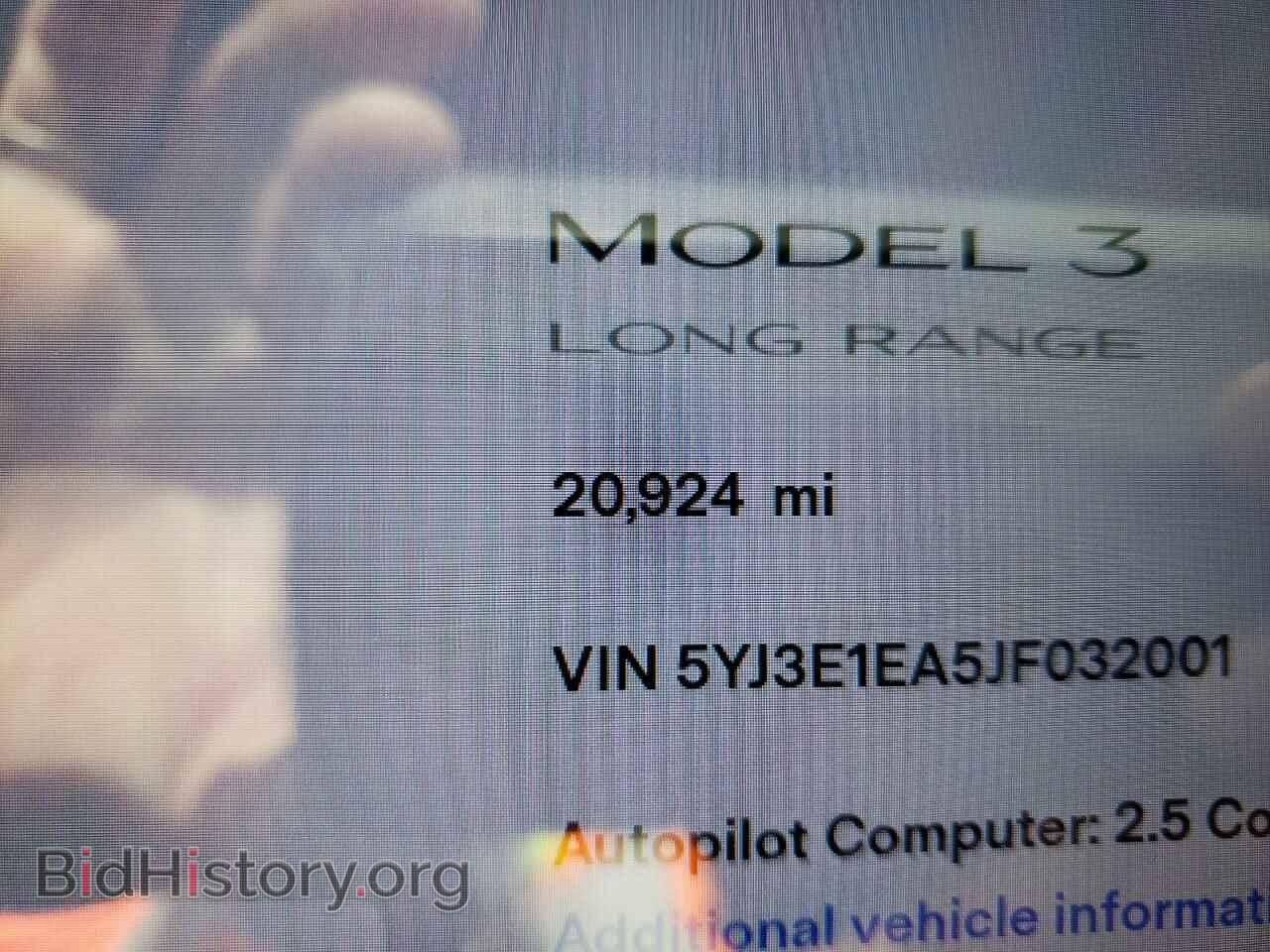 2018 TESLA MODEL 3 - VIN: 5YJ3E1EA5JF032001 - Photo 8