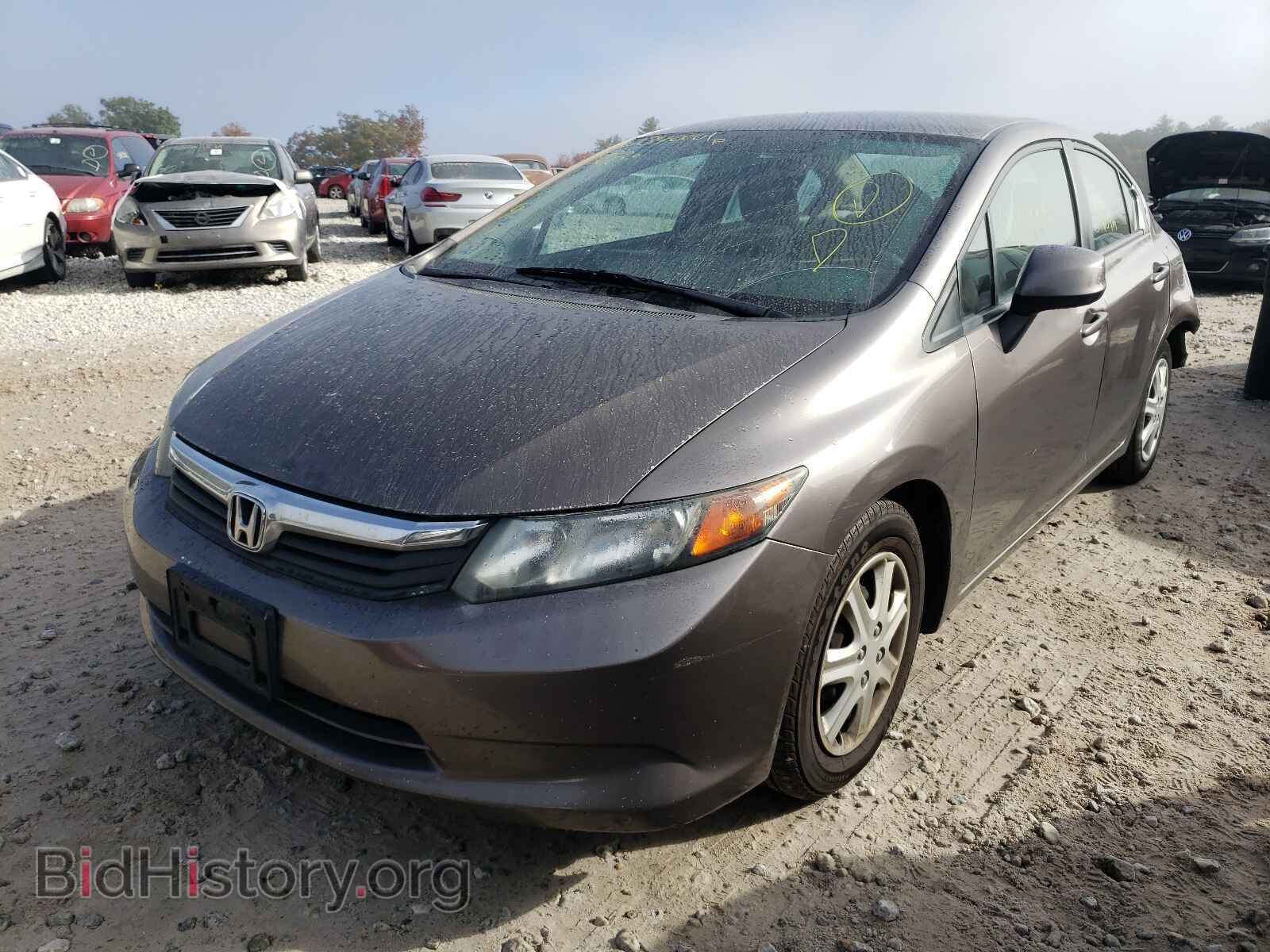 2012 HONDA CIVIC - VIN: 2HGFB2F54CH525597 - Фото 2