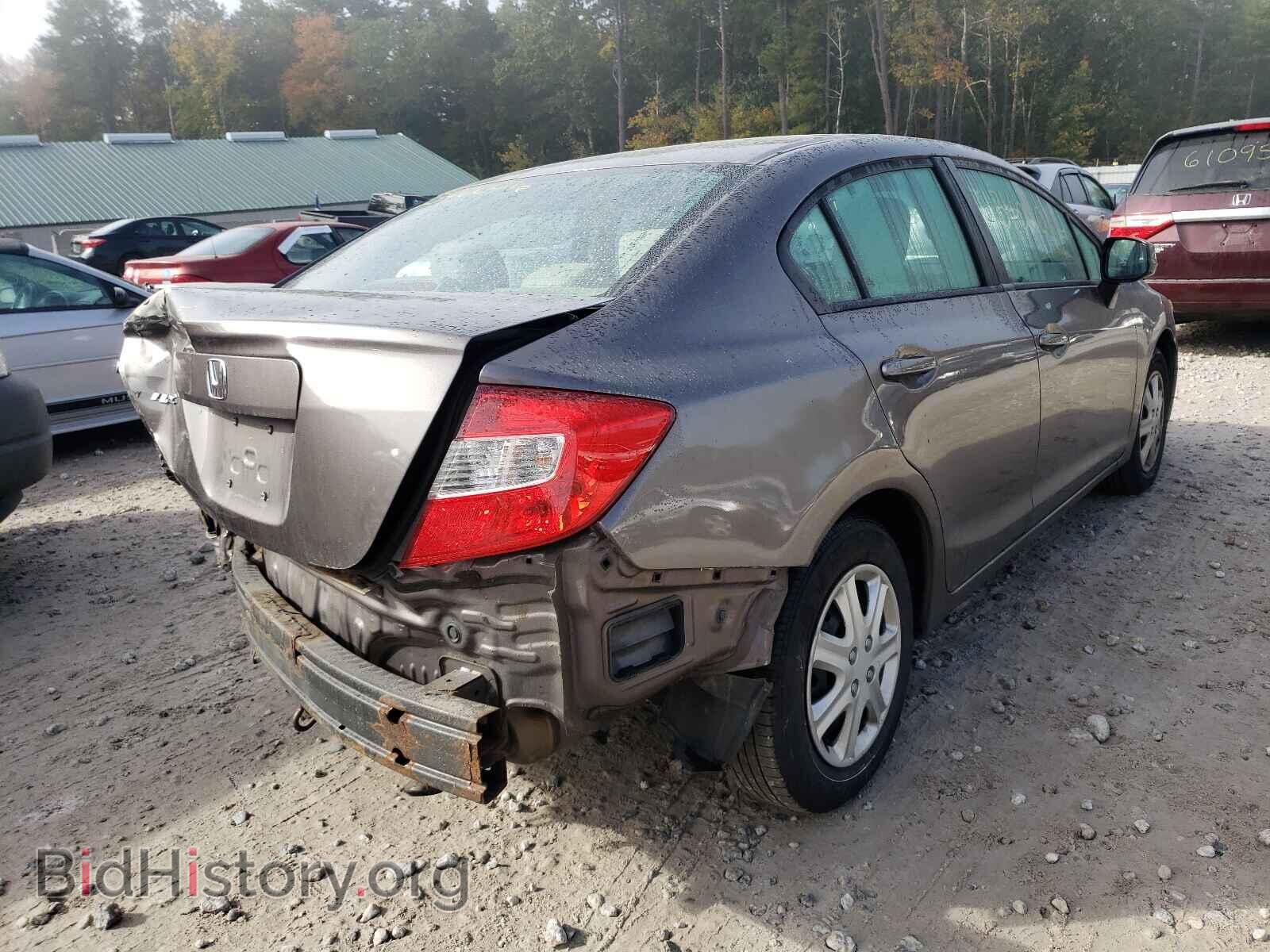 2012 HONDA CIVIC - VIN: 2HGFB2F54CH525597 - Фото 4