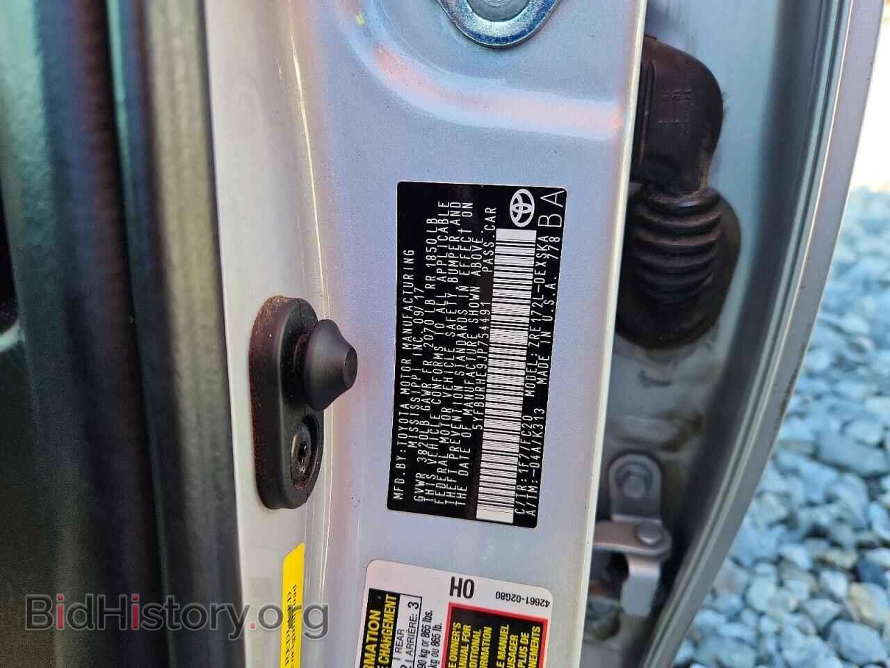 2018 TOYOTA COROLLA - VIN: 5YFBURHE9JP754491 - Фото 12