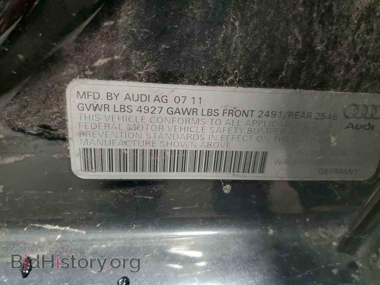2012 AUDI A4 - VIN: WAUFFAFL6CN005689 - Фото 12