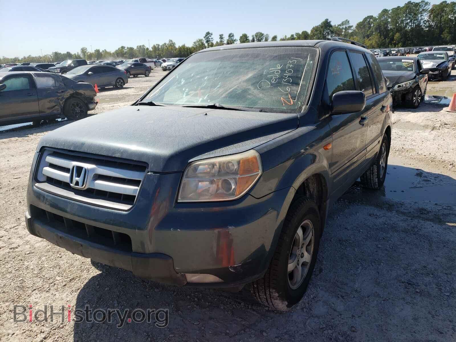 2006 HONDA PILOT - VIN: 2HKYF18576H538018 - Фото 2