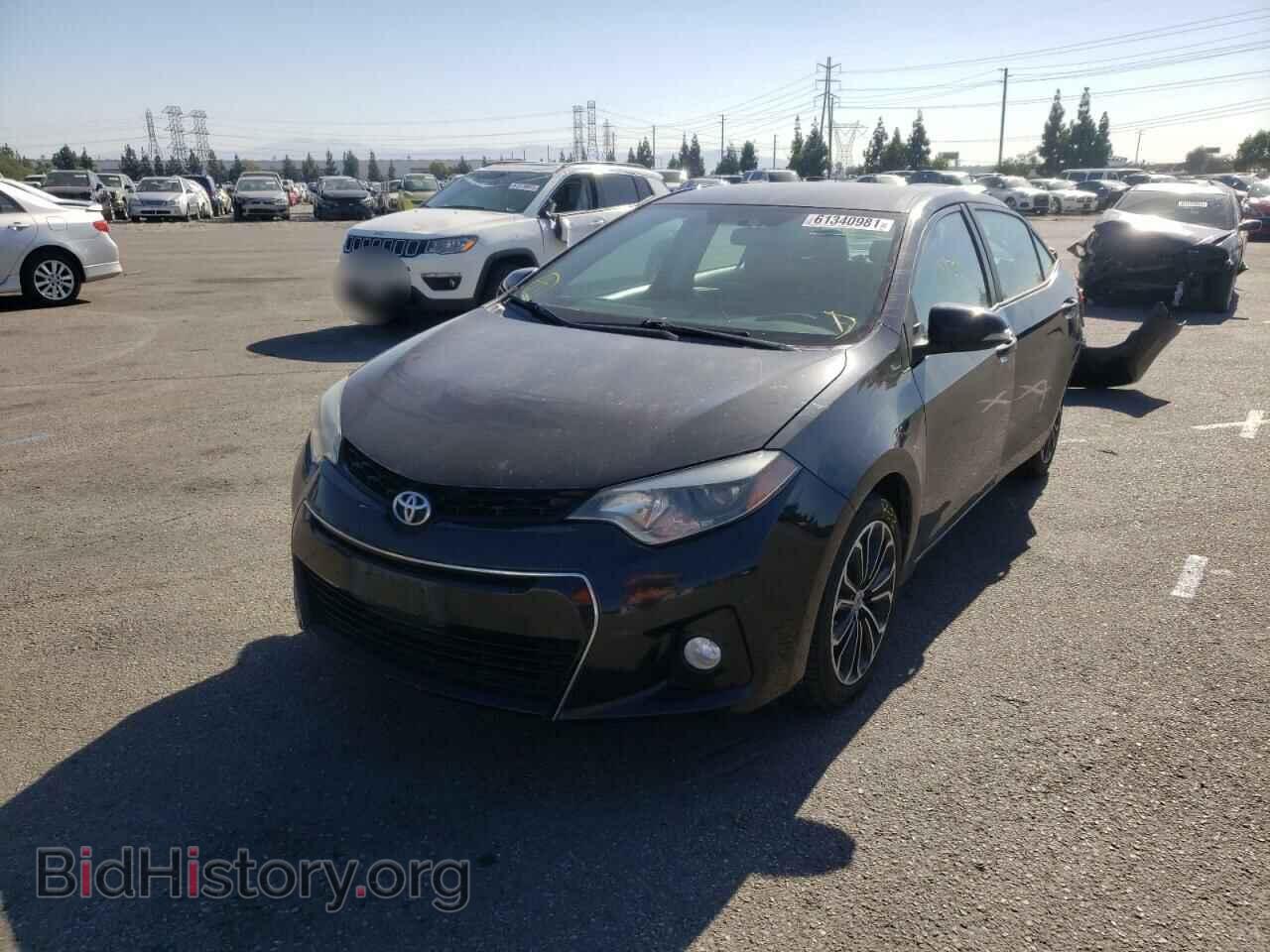 2014 TOYOTA COROLLA - VIN: 5YFBURHE7EP050229 - Фото 2