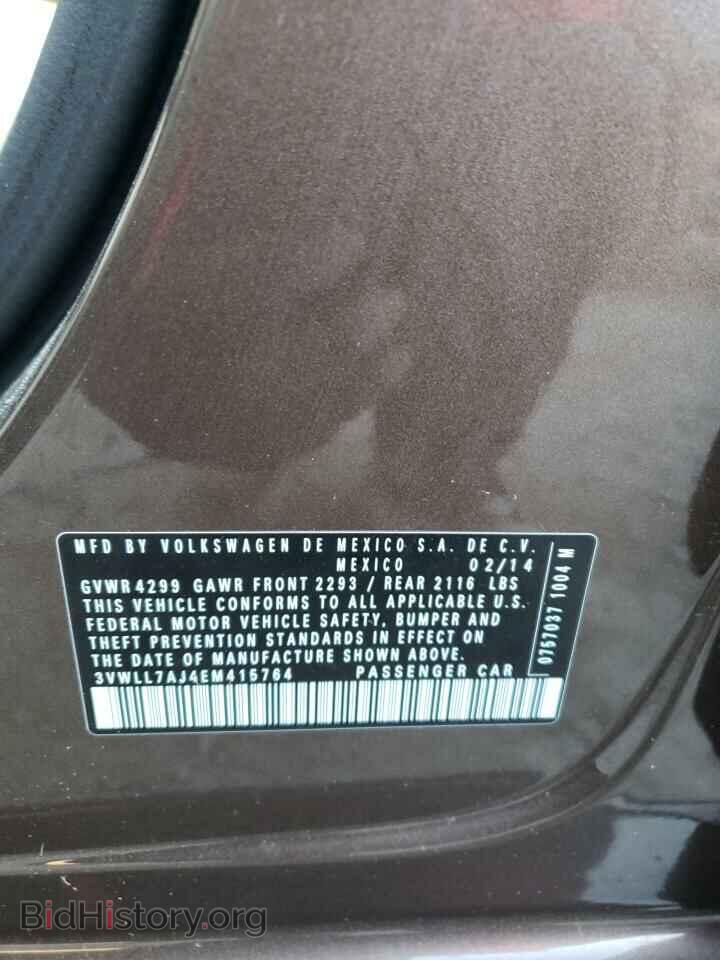 2014 VOLKSWAGEN JETTA - VIN: 3VWLL7AJ4EM415764 - Фото 10