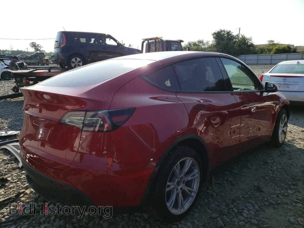 2020 TESLA MODEL Y - VIN: 5YJYGDEE9LF036687 - Фото 3
