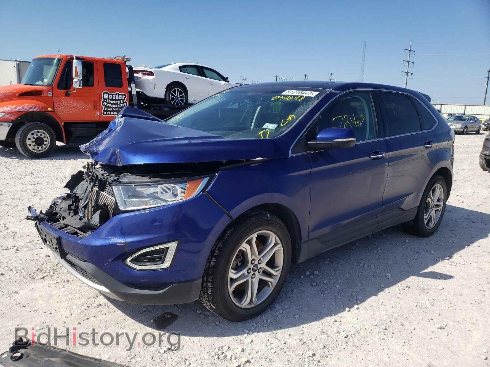 2015 FORD EDGE - VIN: 2FMTK3K81FBB52898 - Фото 2