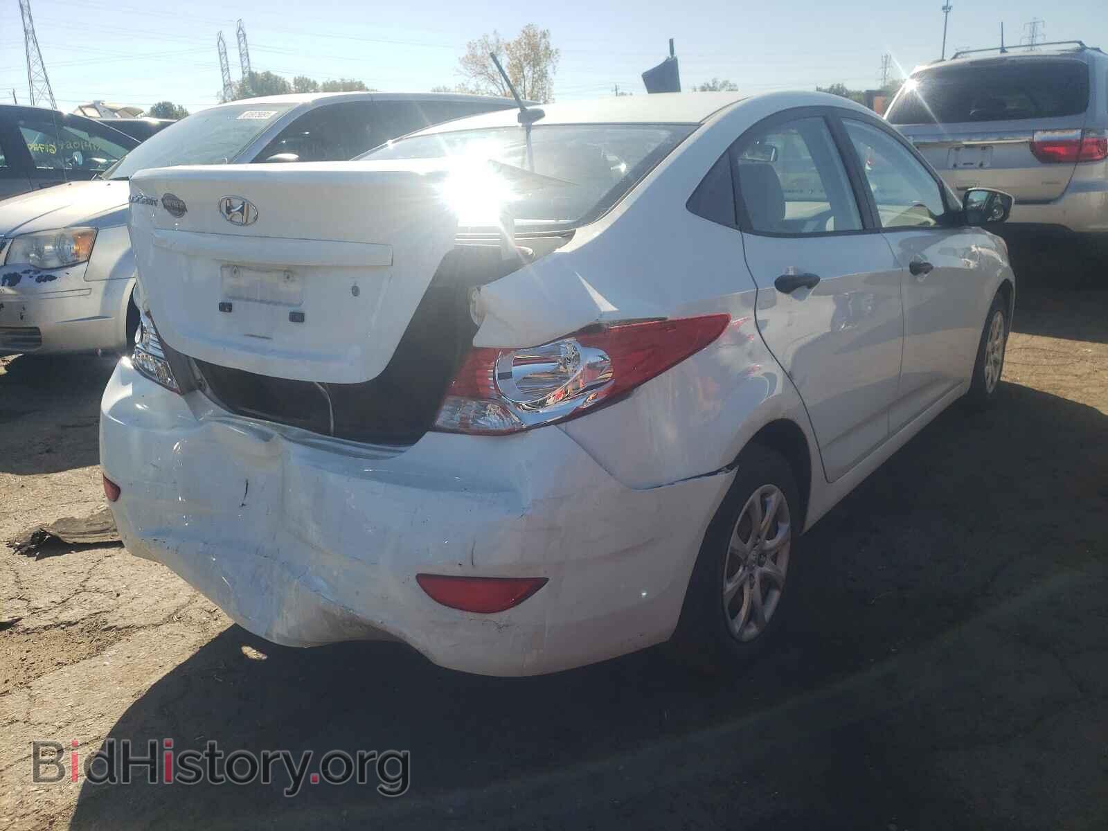 2012 HYUNDAI ACCENT - VIN: KMHCT4AEXCU078428 - Фото 4