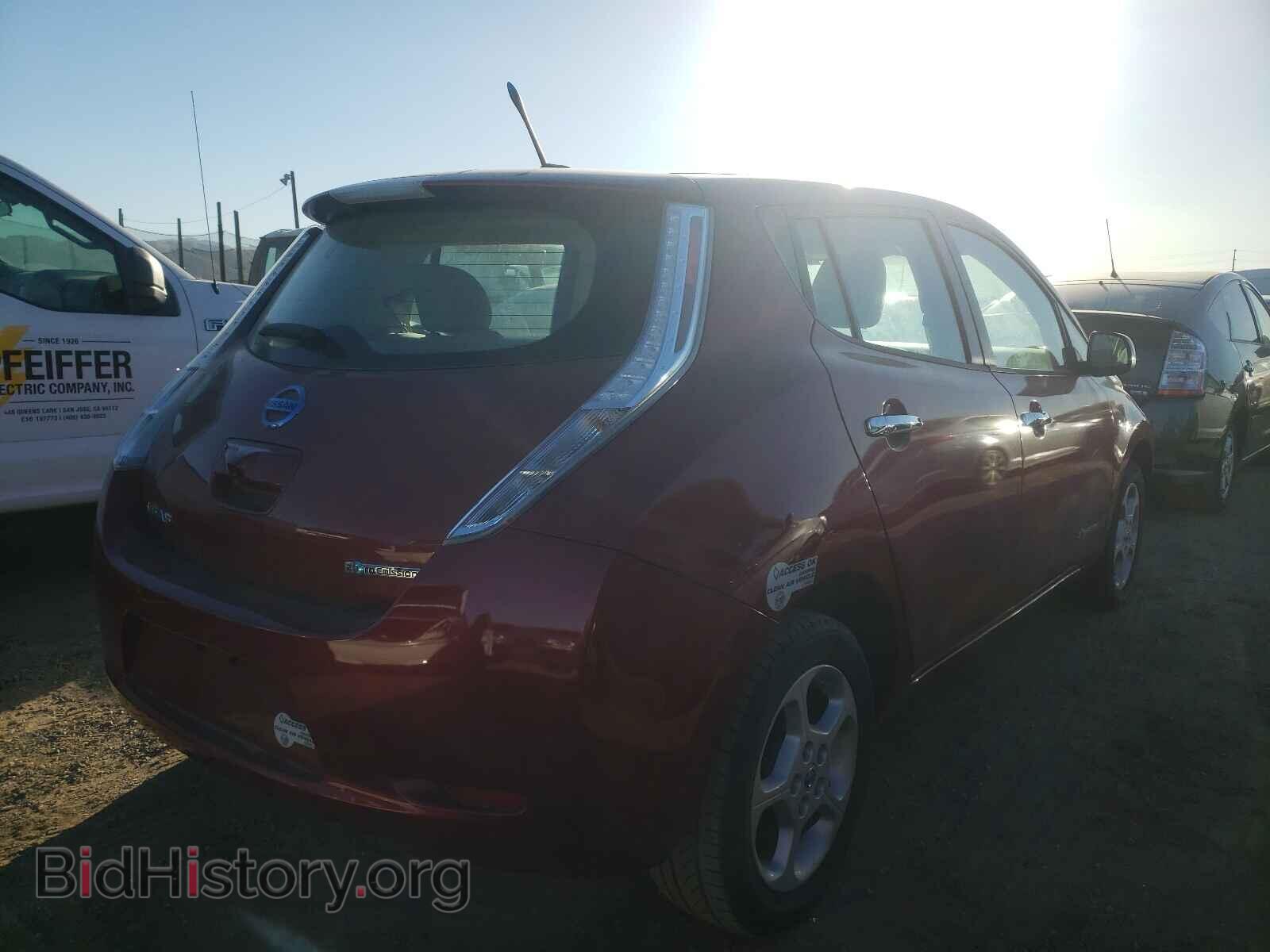 2014 NISSAN LEAF - VIN: 1N4AZ0CP8EC332735 - Фото 4