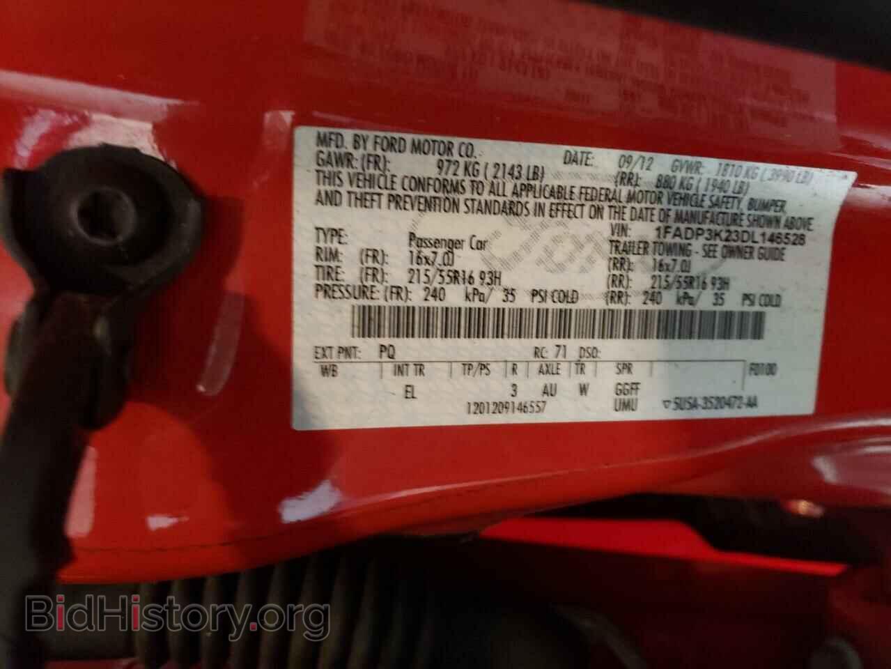 2013 FORD FOCUS - VIN: 1FADP3K23DL146528 - Photo 10