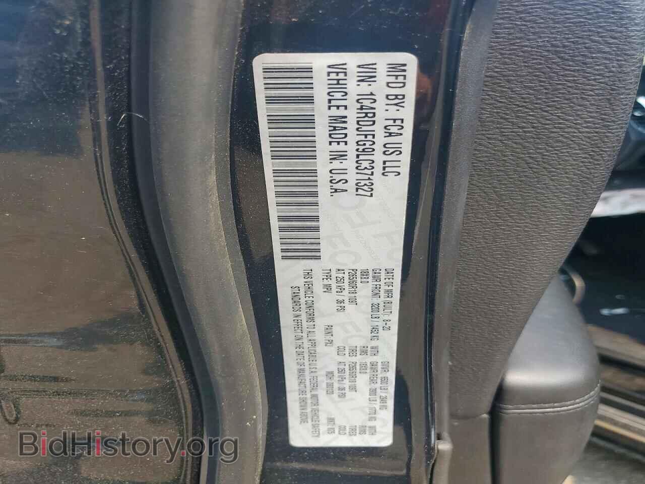 2020 DODGE DURANGO - VIN: 1C4RDJFG9LC371327 - Фото 13