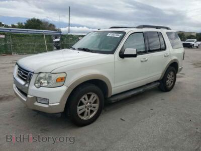 2010 Ford EXPLORER Eddie Bauer, white — VIN 1FMEU7E83AUA68834, Copart