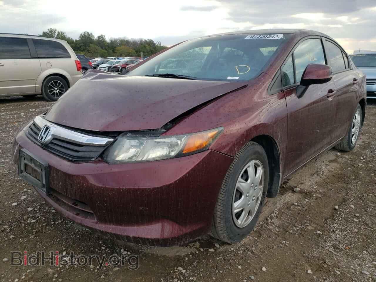 2012 HONDA CIVIC - VIN: 19XFB2F56CE036810 - Фото 2