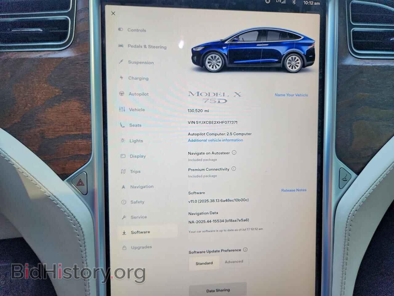 2017 TESLA MODEL X - VIN: 5YJXCBE2XHF077371 - Фото 9