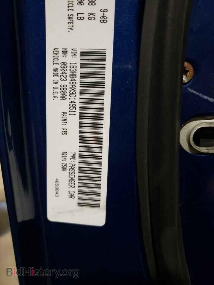 2009 DODGE CALIBER - VIN: 1B3HB48AX9D149511 - Фото 10