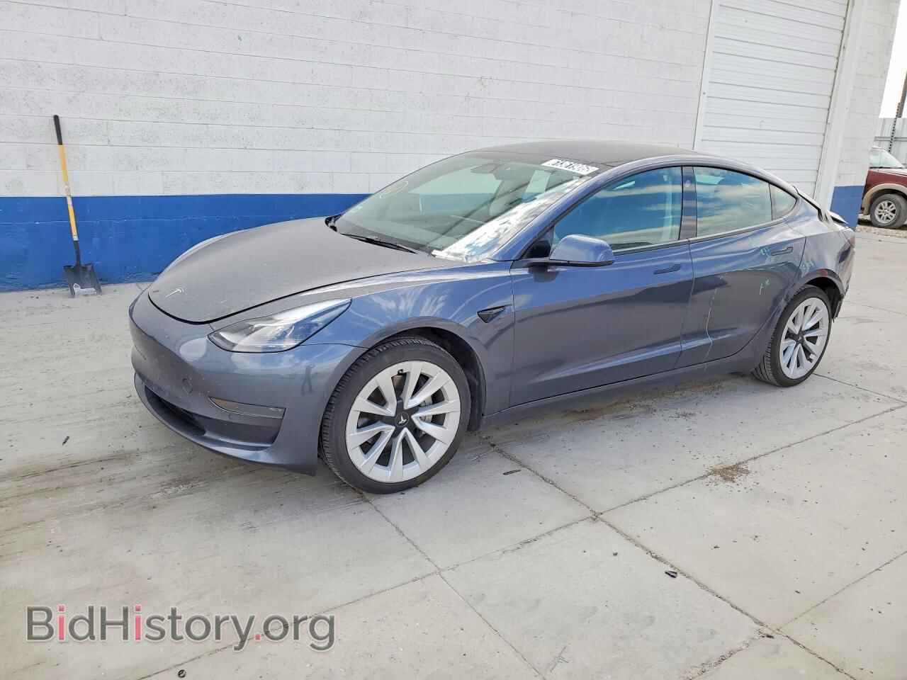Photo 5YJ3E1EA7NF372482 - TESLA MODEL 3 2022