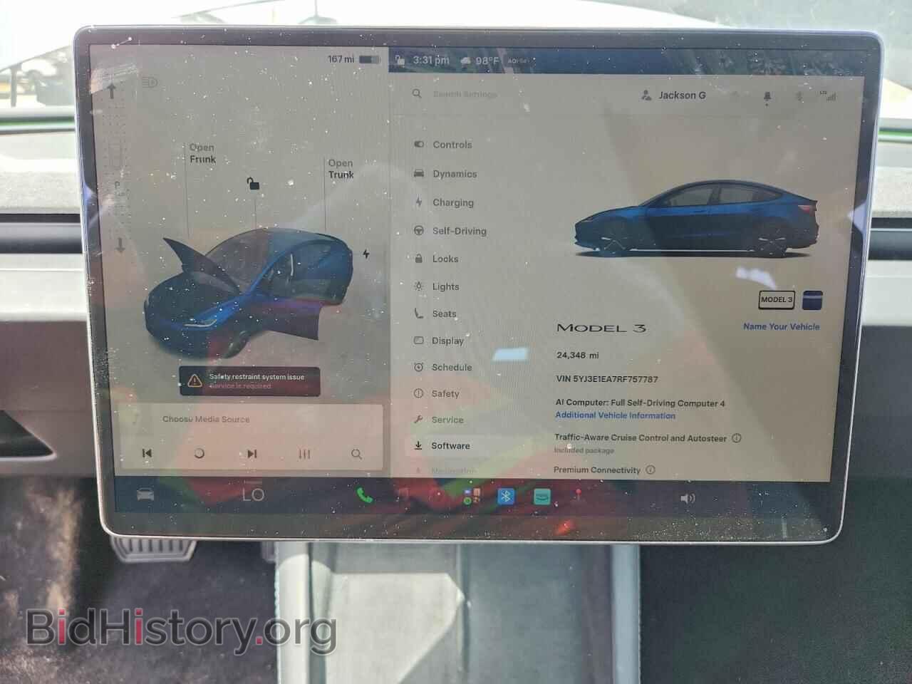 2024 TESLA MODEL 3 - VIN: 5YJ3E1EA7RF757787 - Photo 9
