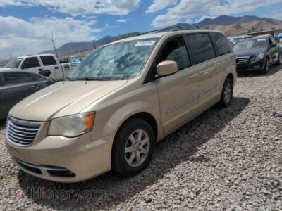 2011 Chrysler MINIVAN TOURING, beige — VIN 2A4RR5DG2BR739648, Copart
