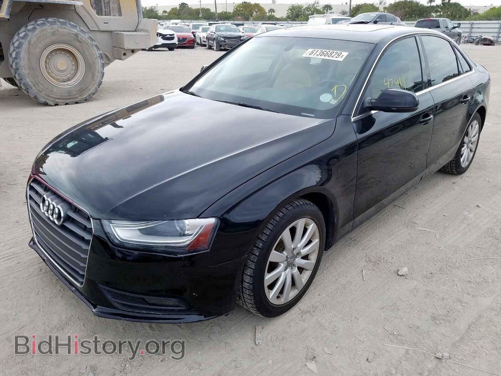 2013 AUDI A4 - VIN: WAUAFAFL9DN031635 - Фото 2