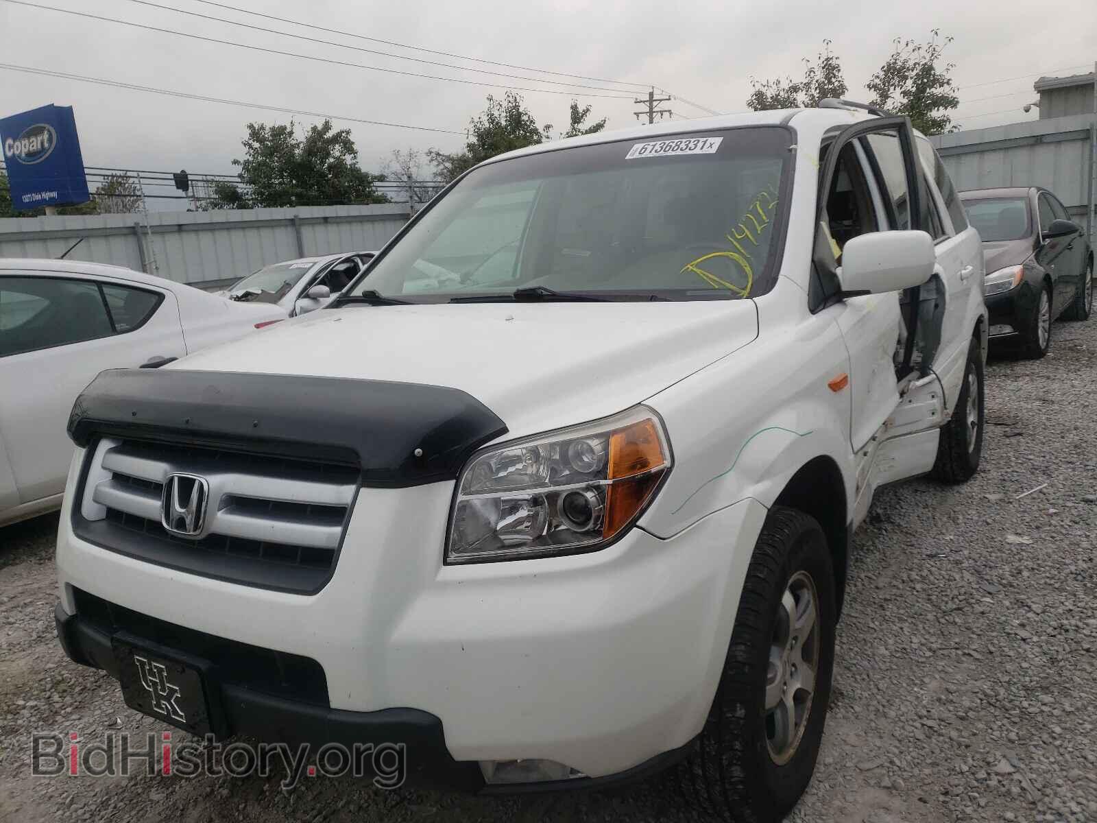 2007 HONDA PILOT - VIN: 2HKYF18787H541075 - Фото 2