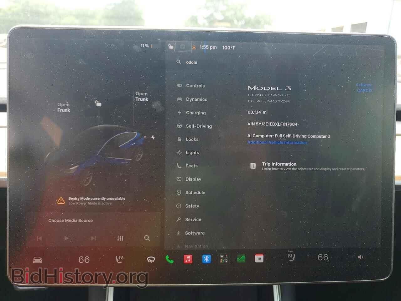 2020 TESLA MODEL 3 - VIN: 5YJ3E1EBXLF617684 - Фото 9