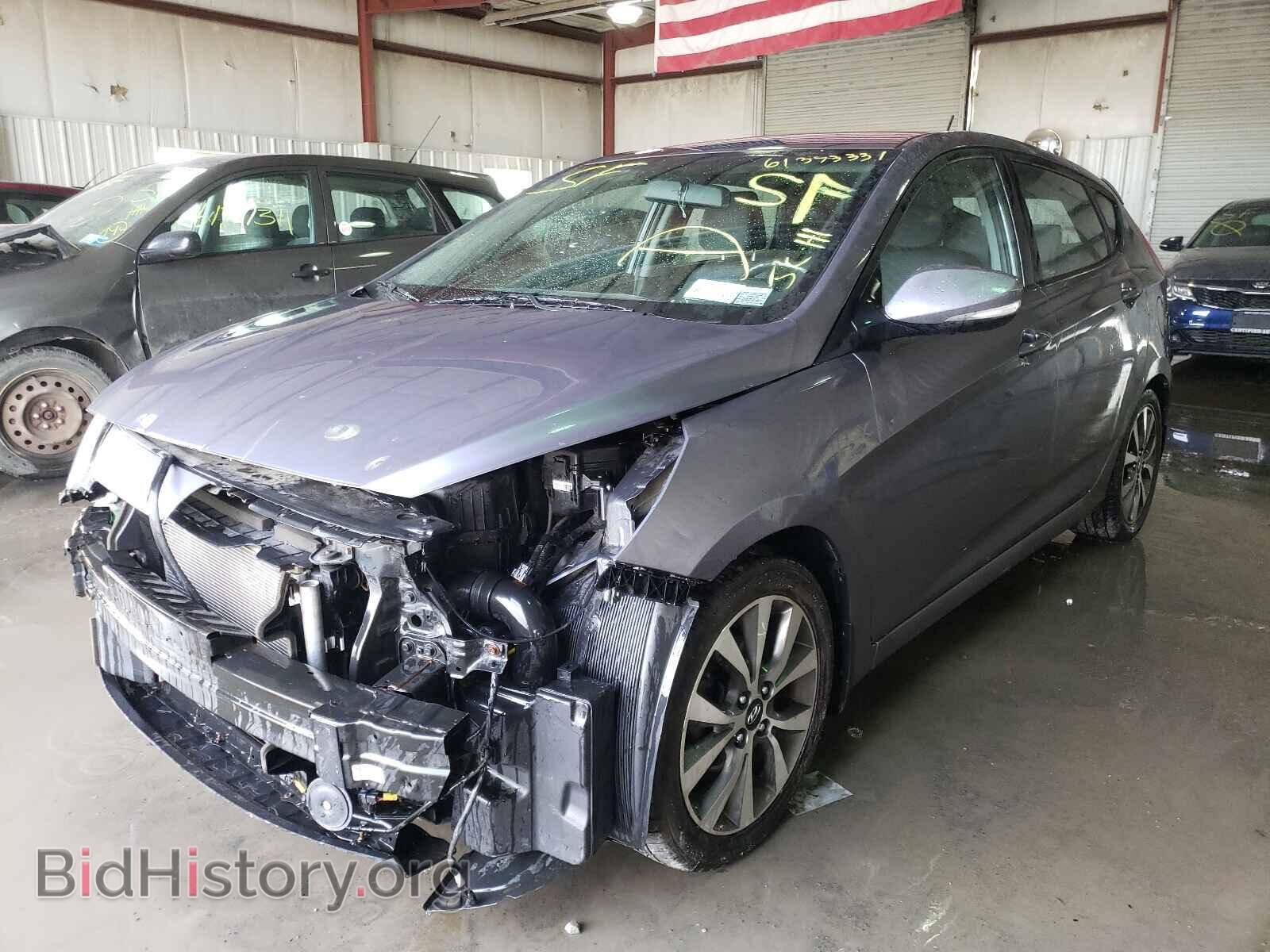 2017 HYUNDAI ACCENT - VIN: KMHCU5AE9HU334049 - Фото 2
