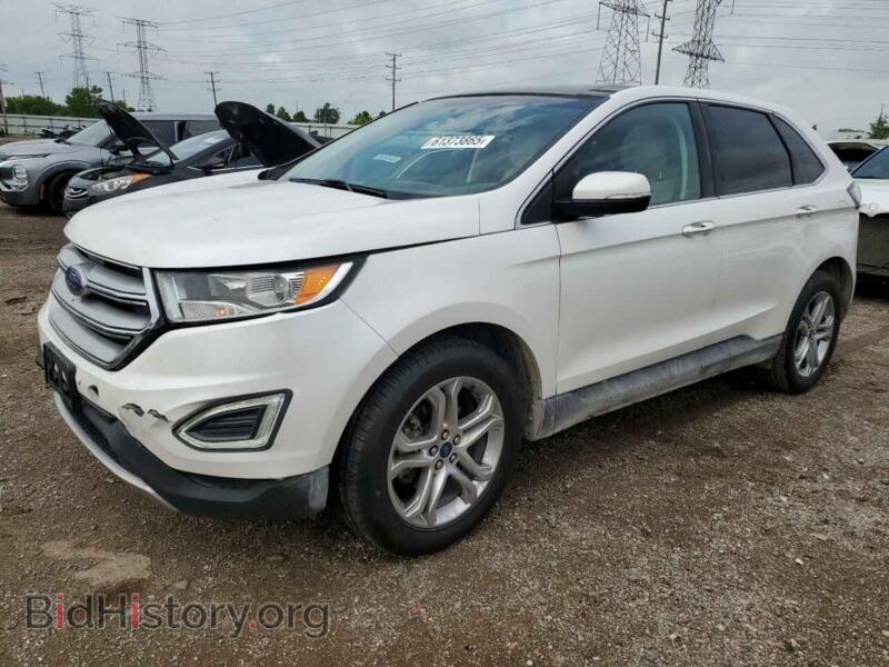 2015 Ford EDGE Titanium (VIN 2FMTK3K98FBB32883) — фото 1 из 12, Copart, повреждение: передняя часть