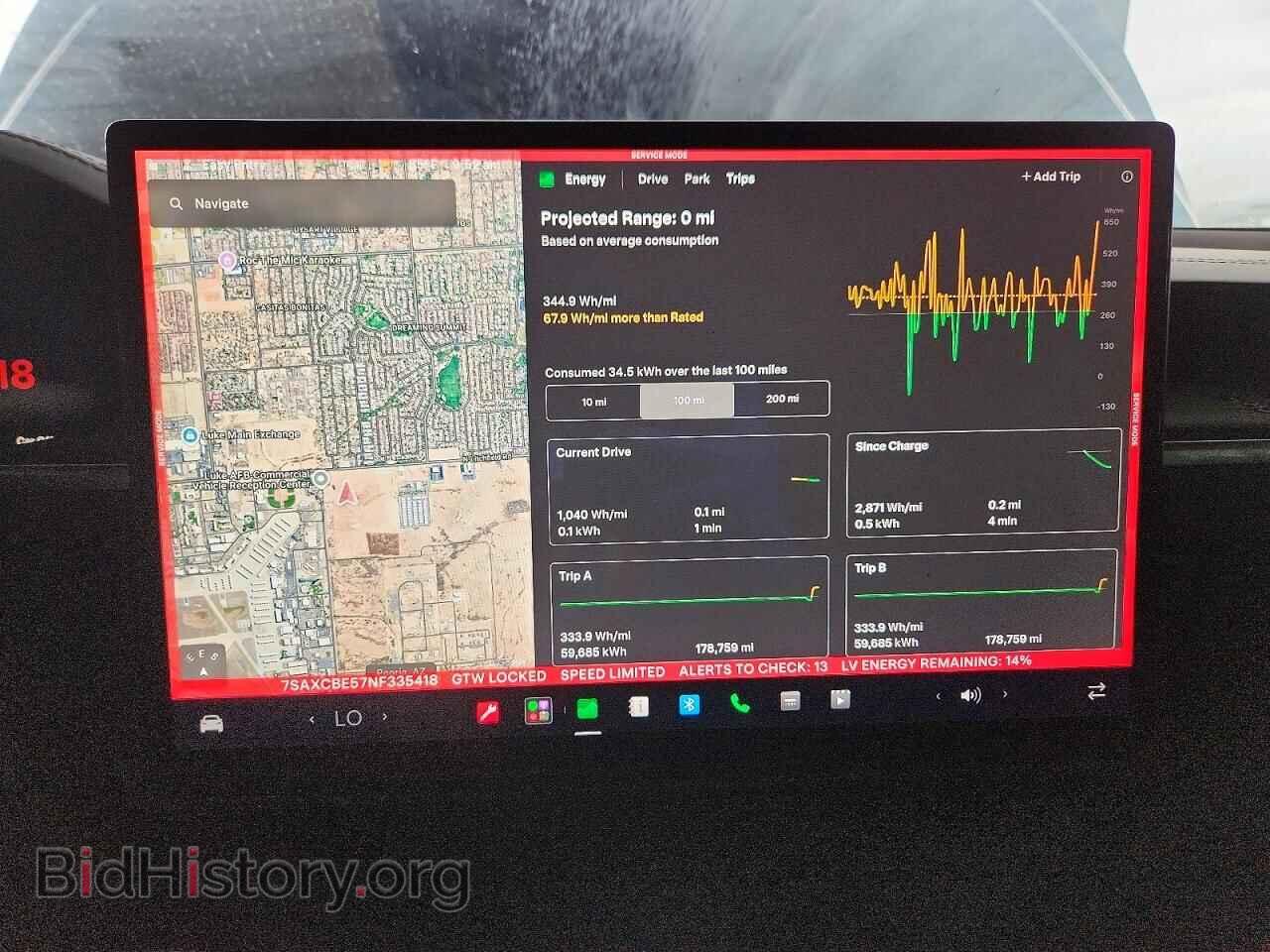 2022 TESLA MODEL X - VIN: 7SAXCBE57NF335418 - Photo 9
