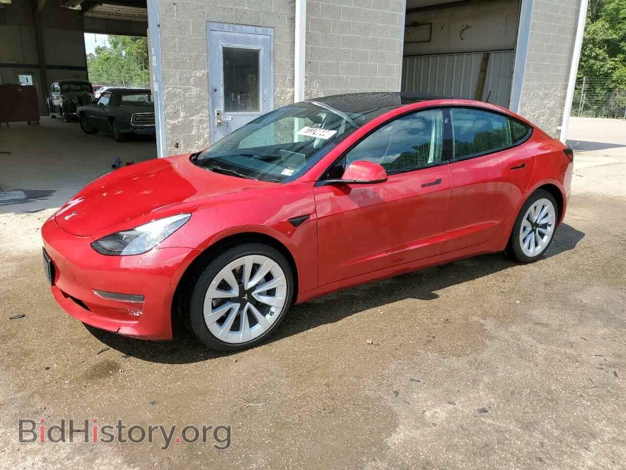 Photo 5YJ3E1EA4NF289589 - TESLA MODEL 3 2022