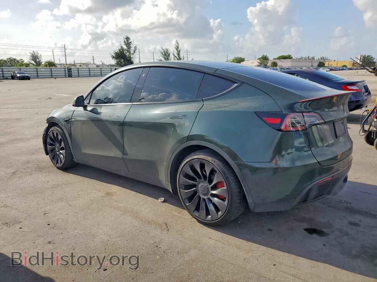 2022 TESLA MODEL Y - VIN: 7SAYGDEF7NF536619 - Фото 2