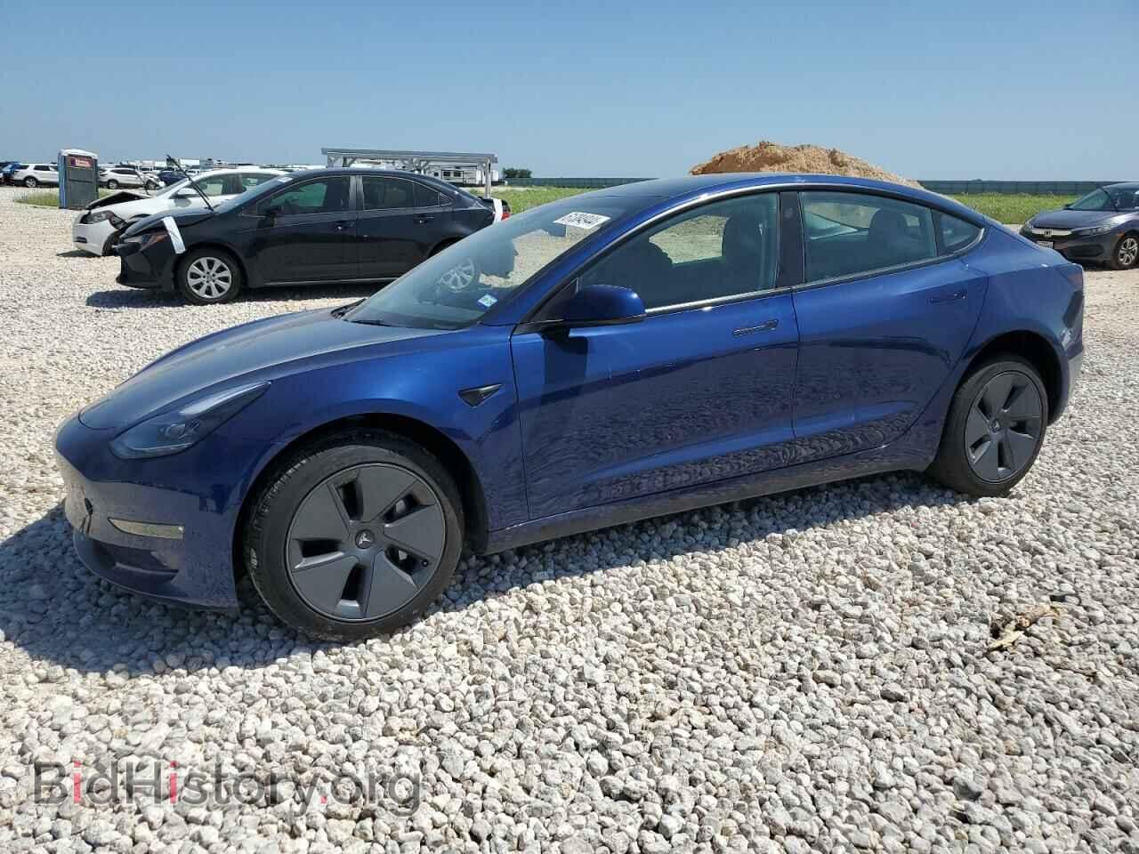 Photo 5YJ3E1EB3NF319805 - TESLA MODEL 3 2022