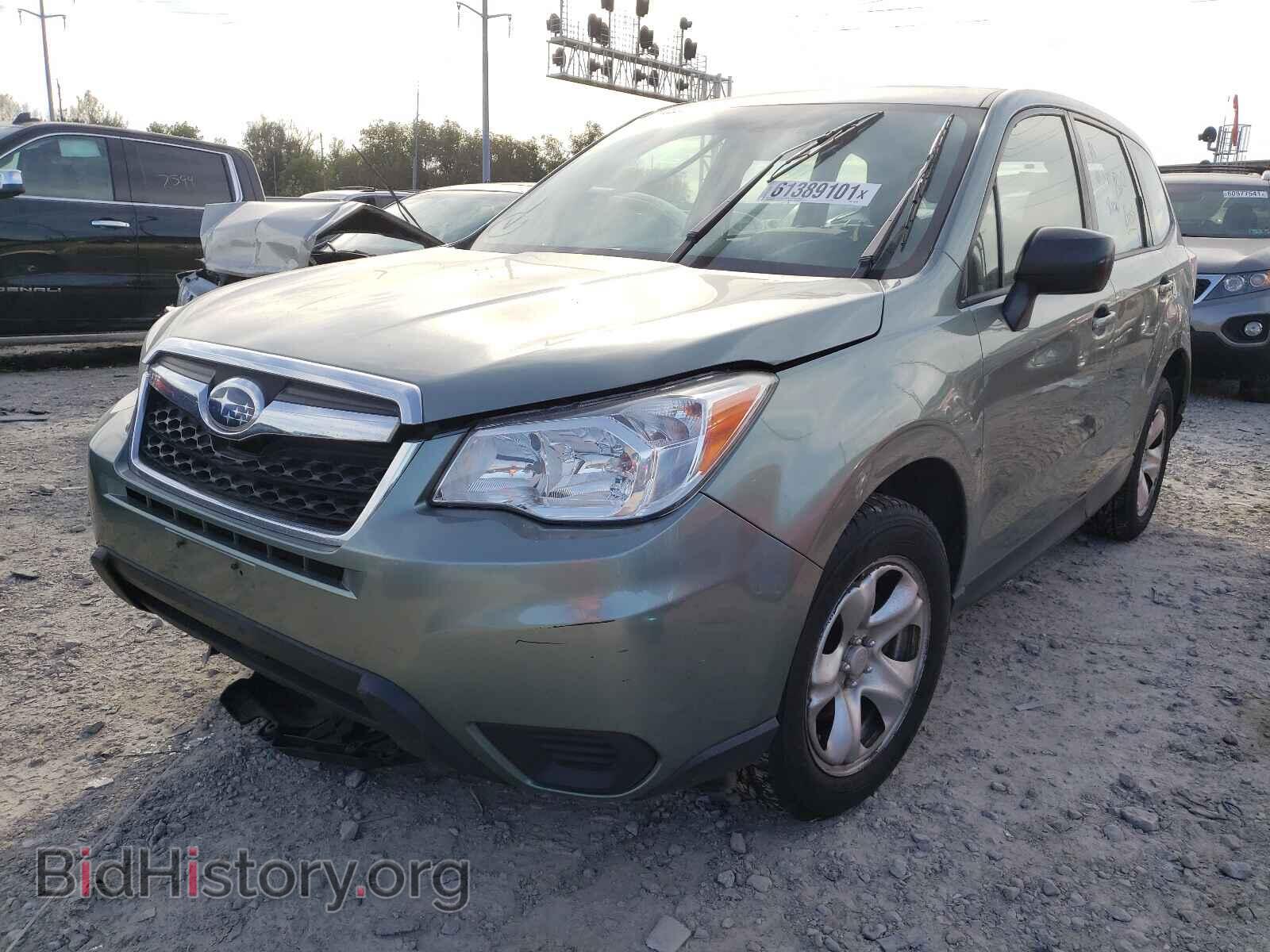 2014 SUBARU FORESTER - VIN: JF2SJAAC3EH438106 - Фото 2