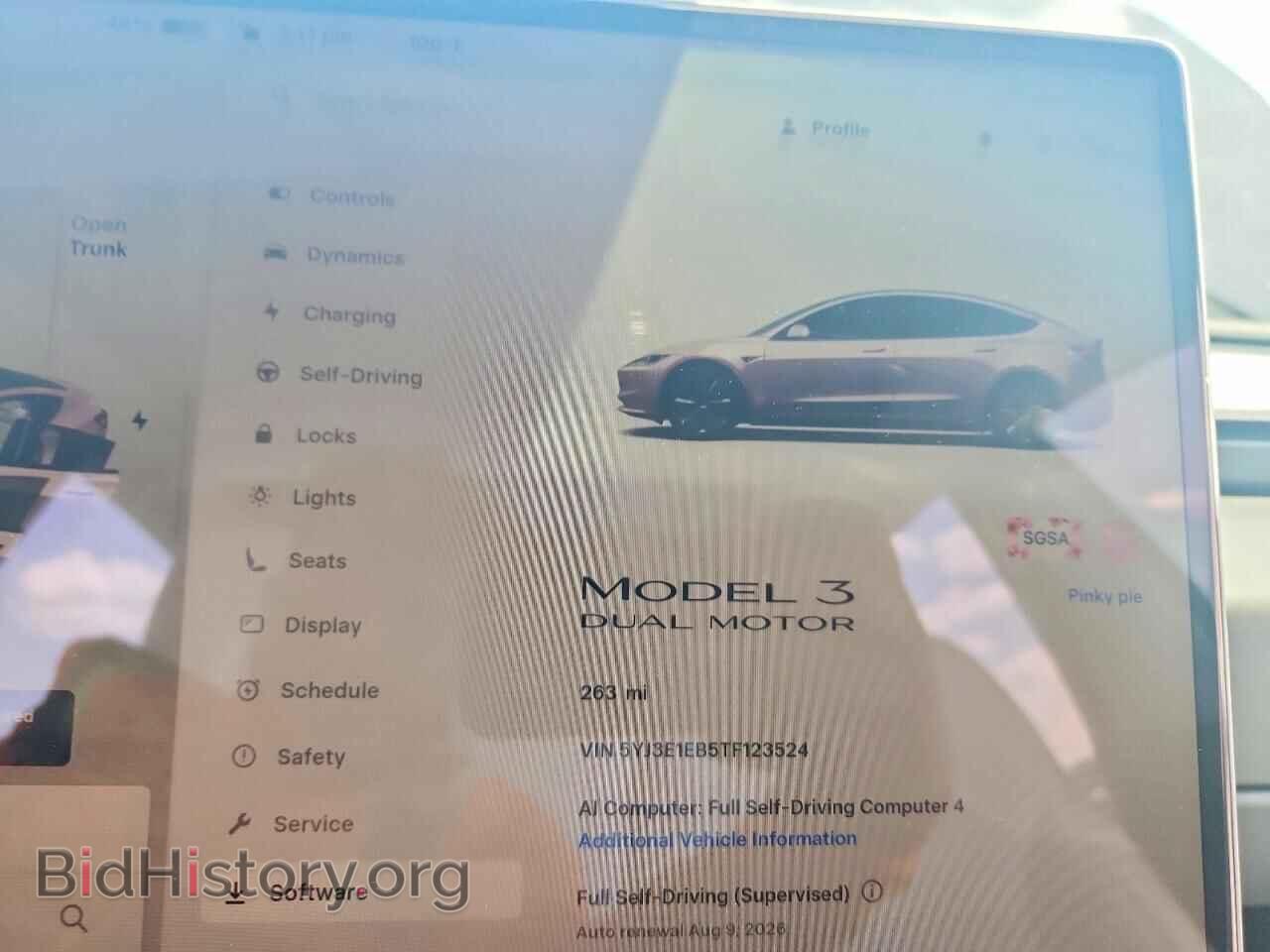 2026 TESLA MODEL 3 - VIN: 5YJ3E1EB5TF123524 - Фото 9