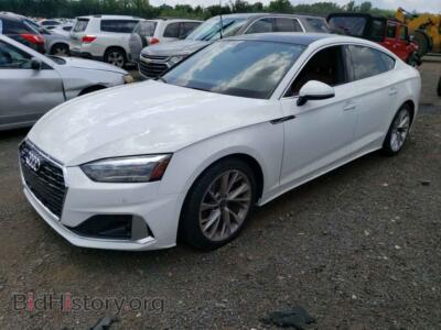 2021 Audi A5 A5 Premium, белый — VIN WAUABCF52MA027765, Copart