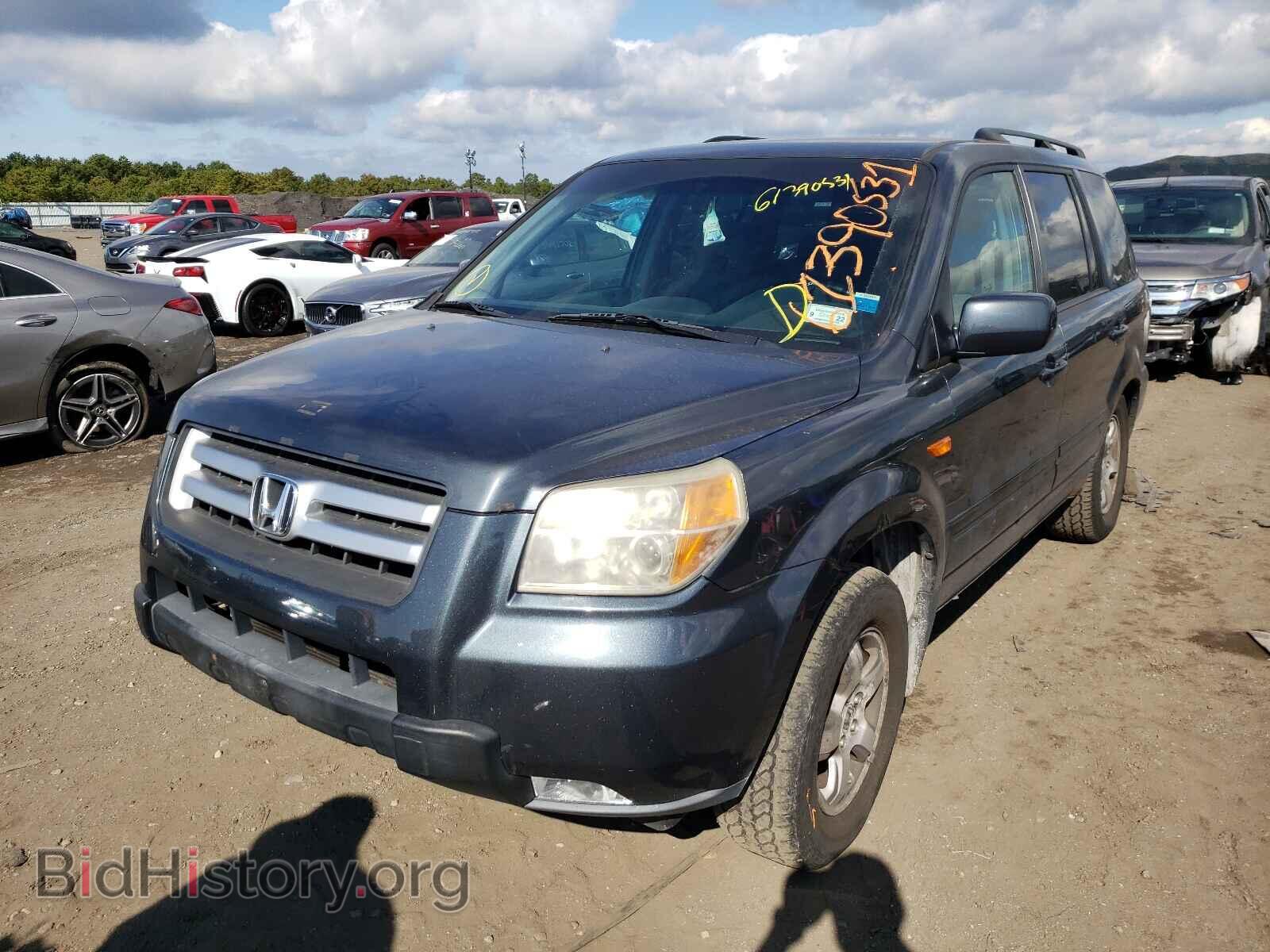 2006 HONDA PILOT - VIN: 2HKYF18416H553606 - Фото 2
