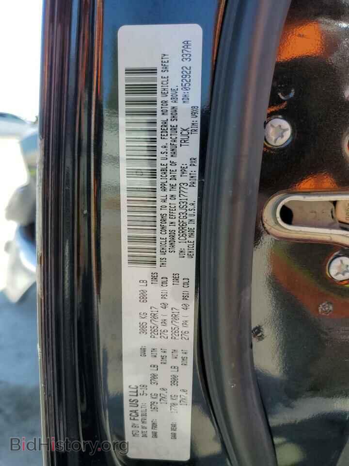 2018 RAM 1500 - VIN: 1C6RR6FG3JS317773 - Фото 10