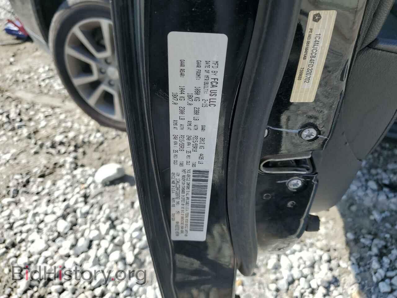 2015 JEEP COMPASS - VIN: 1C4NJCCB4FD320702 - Фото 12