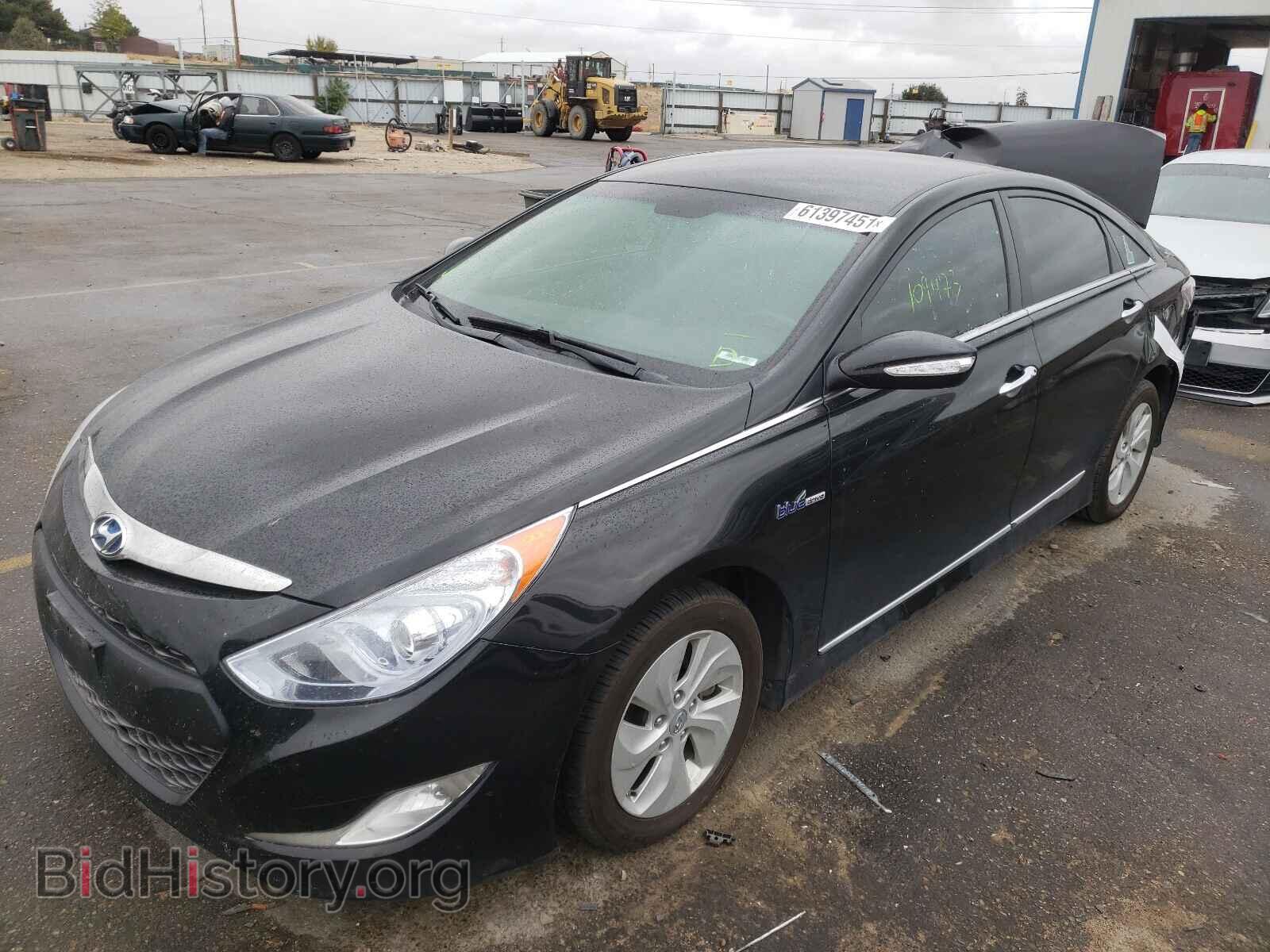 2014 HYUNDAI SONATA - VIN: KMHEC4A40EA113191 - Фото 2