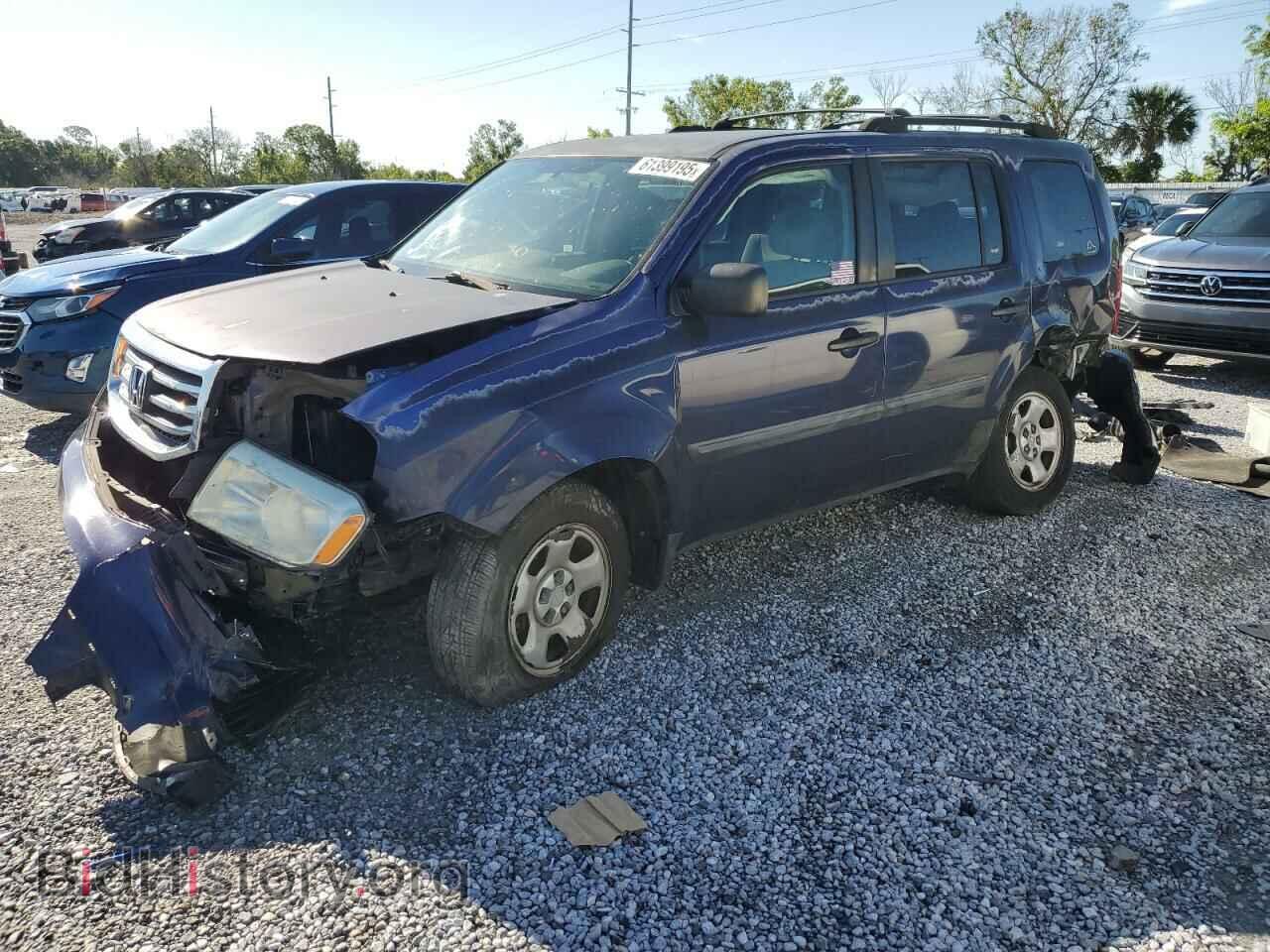 Photo 5FNYF3H23DB001160 - HONDA PILOT 2013