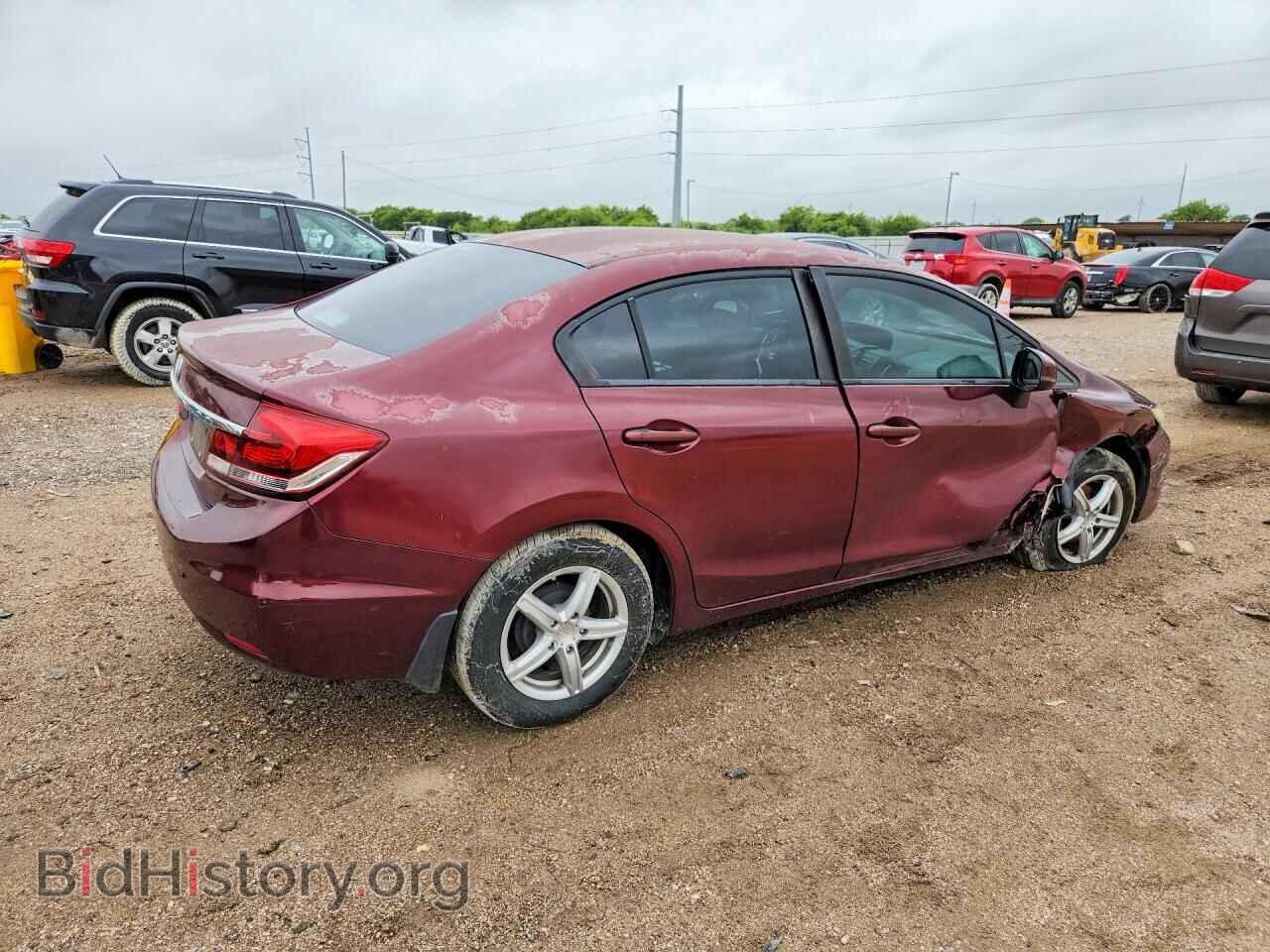 2013 HONDA CIVIC LX - VIN: 2HGFB2F54DH543728 - Фото 3