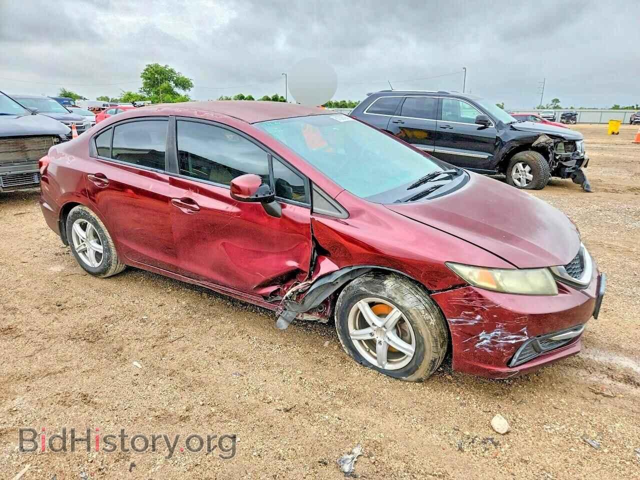 2013 HONDA CIVIC LX - VIN: 2HGFB2F54DH543728 - Фото 4