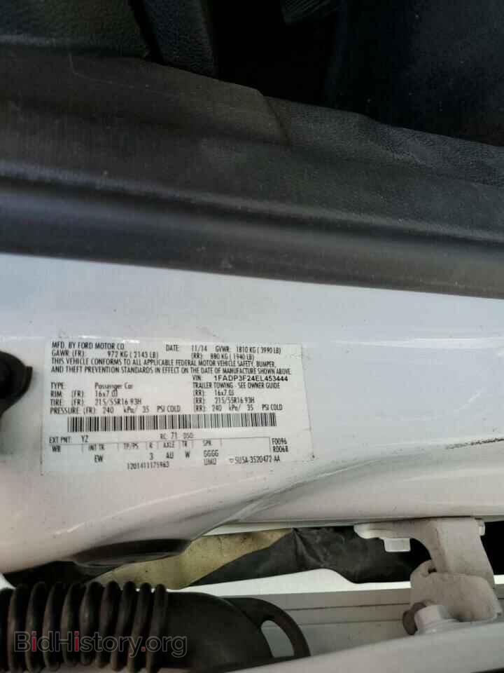 2014 FORD FOCUS - VIN: 1FADP3F24EL453444 - Фото 10
